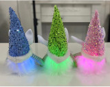 Easter Sequin Rabbit Luminous Doll Holiday Decoration Ornaments