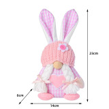 Easter Plaid Rabbit Props Ornaments Decoration