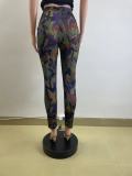 Spring Sexy Women's Clothing Tight Fitting Camo Trendy Pants