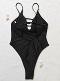 Slim Fit Mesh One-Piece Swimsuit