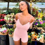 Summer Women's Long-Sleeved Cape Top Sexy Strap Jumpsuit Fashion Two-Piece Set