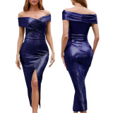 Women Sexy Solid Dress