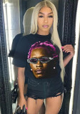 Women Short Sleeve Printed T-Shirt