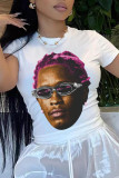 Women Short Sleeve Printed T-Shirt
