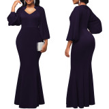 Women long sleeve dress