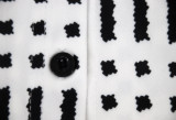 Fashionable Spring Turndown Collar Slim Puff Sleeve Women's Plaid Print Jumpsuit