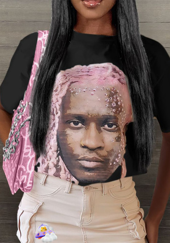 Women's Fashion Printed Short Sleeve T-Shirt