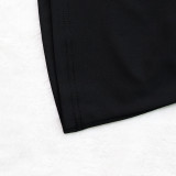 Sexy Mesh Tops Bell Bottom Pants Women's Casual Two Piece Set