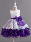 Girls Princess Dress Flower Girl Wedding Dress Evening Dress Puff Dress