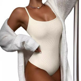 Women Summer Sexy Solid Suspender Bodysuit