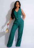 Women vest and vest two piece set