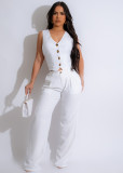 Women vest and vest two piece set