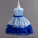 Girls Princess Dress Flower Girl Wedding Dress Evening Dress Puff Dress
