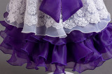 Girls Princess Dress Flower Girl Wedding Dress Evening Dress Puff Dress