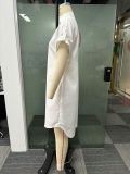 Women Sexy Solid V Neck Short Sleeve Turndown Collar Solid Dress