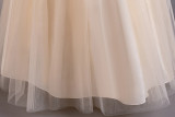 Girls Sleeveless Bow Holiday Party Princess Dress
