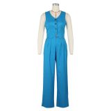 Women vest and vest two piece set