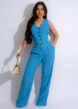 Women vest and vest two piece set