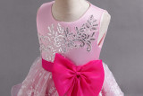 Girls Princess Dress Flower Girl Wedding Dress Evening Dress Puff Dress