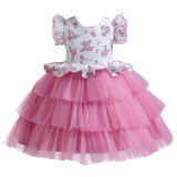Children's Mesh Princess Dress Formal Party Dress