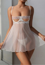 Erotic Lingerie Sexy Strap Hollow Out See Through Lacemesh Nightdress Erotic Lingerie Sexy Strap Hollow Out See Through Lacemesh Nightdress