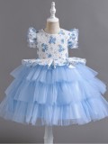 Children's Mesh Princess Dress Formal Party Dress