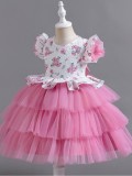 Children's Mesh Princess Dress Formal Party Dress