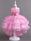 Elegant Children Trailing Princess Dress