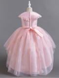 Girls' Puffy Princess Dress With Tail