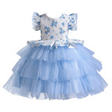 Children's Mesh Princess Dress Formal Party Dress