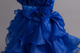 Elegant Children Trailing Princess Dress