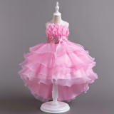 Elegant Children Trailing Princess Dress
