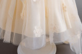 Girls' Puffy Princess Dress With Tail