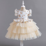 Children's Mesh Princess Dress Formal Party Dress
