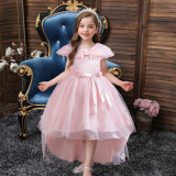Girls' Puffy Princess Dress With Tail