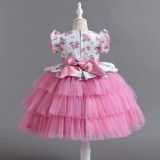 Children's Mesh Princess Dress Formal Party Dress