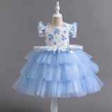 Children's Mesh Princess Dress Formal Party Dress