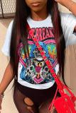 Short Sleeve Printed Women's T-Shirt