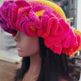 Fashion Crochet Ruffle Hat