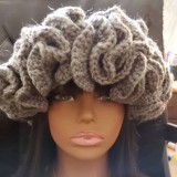 Fashion Crochet Ruffle Hat