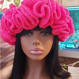 Fashion Crochet Ruffle Hat