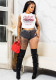Women's Tight Fitting Denim Shorts Women's Fashion Sexy High Waist Stretch Jeans