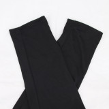 Women summer sexy vest and trousers Patchwork sports two-piece set