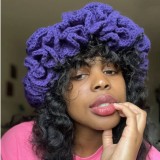 Fashion Crochet Ruffle Hat