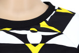 Women Long Sleeve Top and Pants Printed Casual Two-piece Set