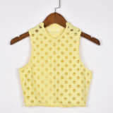 Women Summer Sexy Hollow Crop Top