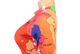 Long Sleeve High Neck Long Sleeve Fashionable Printed Long Dress