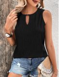 Women's Tank Top Keyhole Neck Sleeveless Summer Casual Top