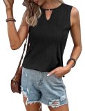 Women's Tank Top Keyhole Neck Sleeveless Summer Casual Top