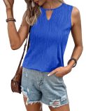 Women's Tank Top Keyhole Neck Sleeveless Summer Casual Top